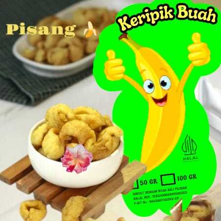 

Keripik Buah Pisang Netto 50 Gram - Oleh2 Khas Malang