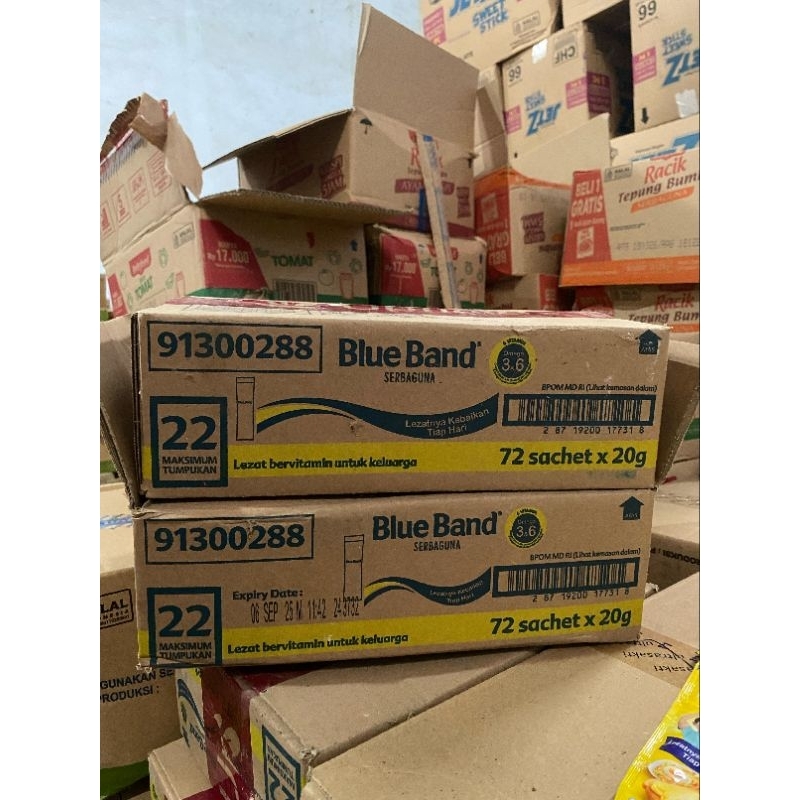 

BLUE BAND RENTENG ISI 72 SACHET X 20GR