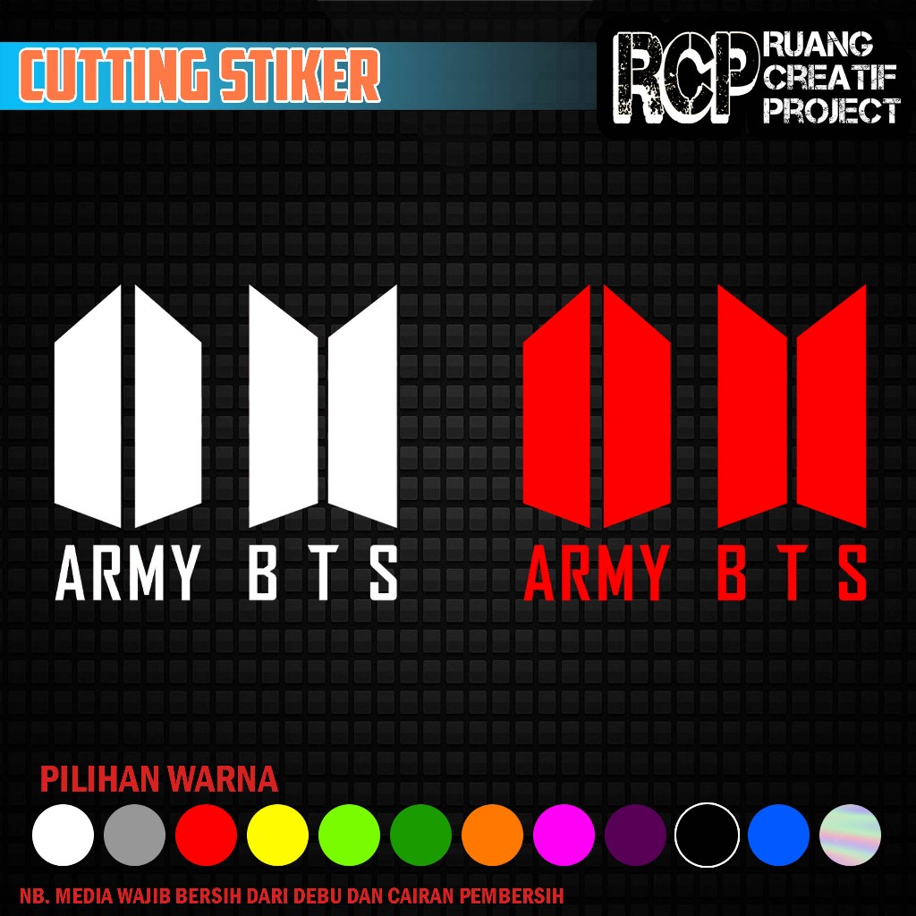 CUTTING STIKER BTS ARMY / STIKER BTS / STIKER ARMY