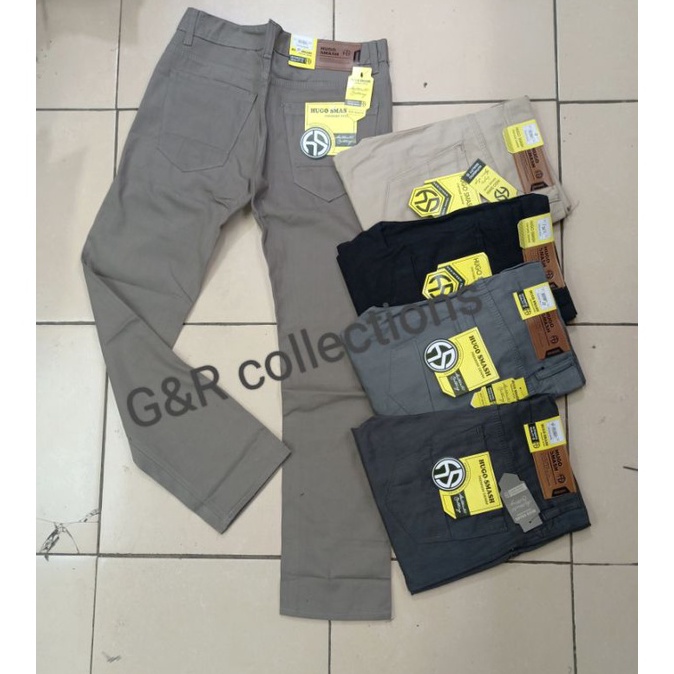 Hot Sell Celana Panjang Standar Pria Celana Standar Kanvas soft Celana Panjang Standar Reguler Pria 