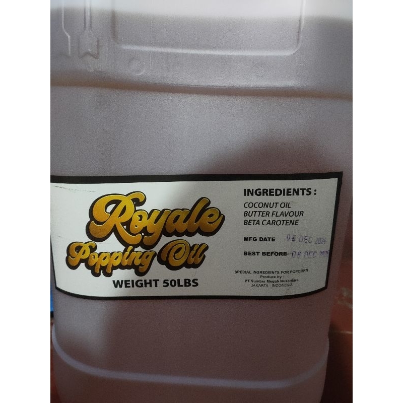 

minyak popping oil (minyak nabati)