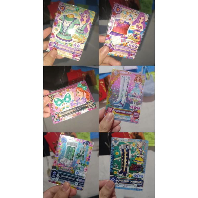 kartu Aikatsu ORI Japan, korea, indo ver. CP, PC, Jewelry. Dance fusion, flower collection, Aries Au