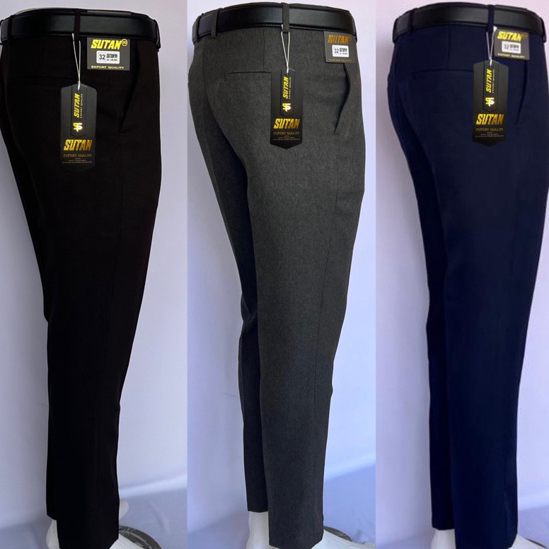 LANGSUNG KIRIM CELANA PANJANG BAHAN FORMAL PRIA SUTAN 99