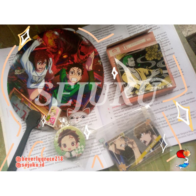 (UPDATE) Merchandise Merch Anime Preloved Official || One Piece, Kimetsu No Yaiba (Demon Slayer), Ju