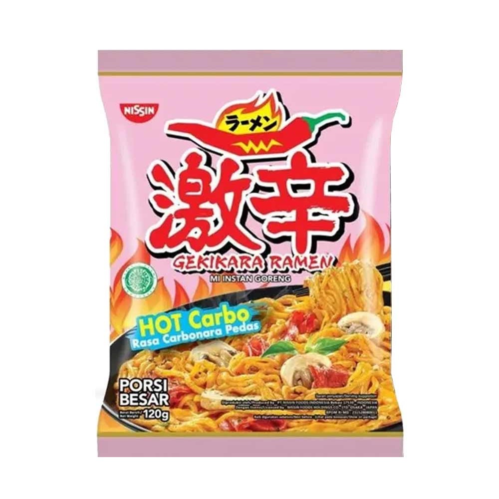 

Mie Instan Gekikara Ramen HOT CARBONARA