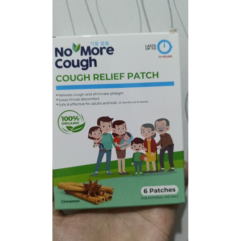 No More Cough Patch