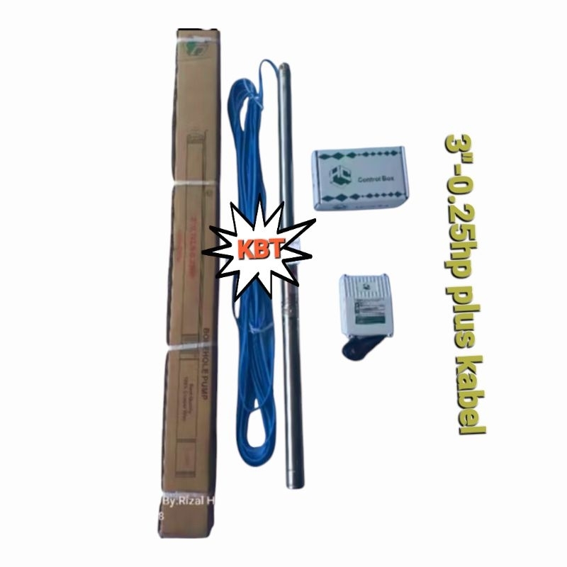 Pompa sibel 3"-0.25hp plus kabel 30M ( out 1" )HCL