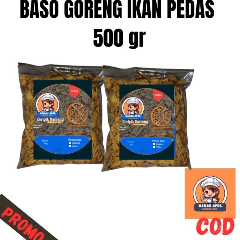 

PROMO CEMILAN BASRENG IKAN DAUN JERUK PEDAS 500gr