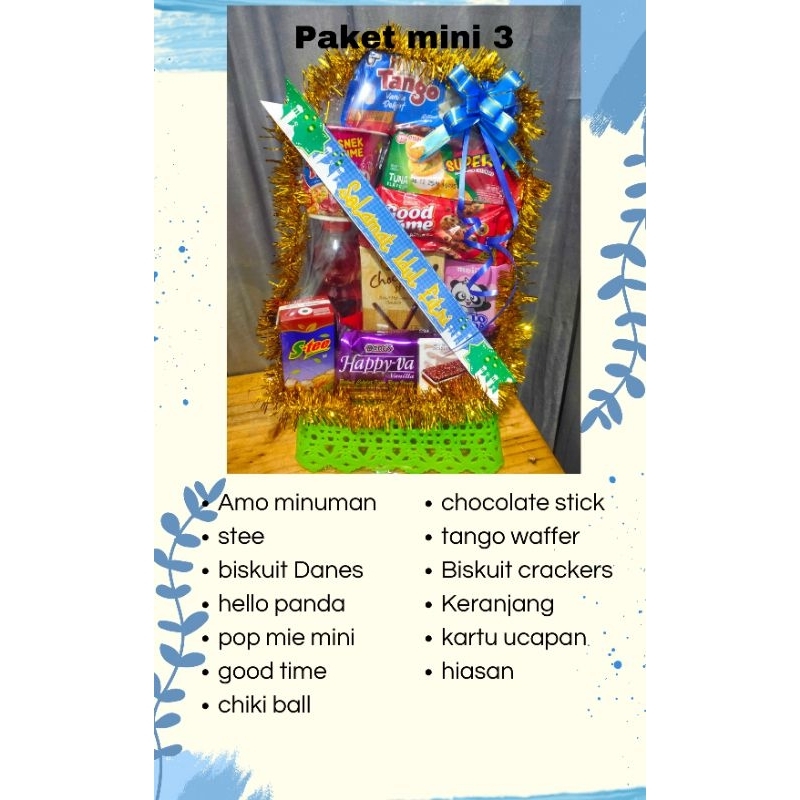 

Parcel Mini Lebaran/munggah/hampers/bingkisan