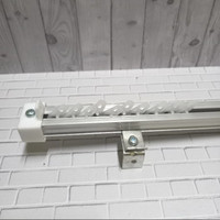 serelek rel gorden 2 meter fullset besi batang gorden jendela pintu kamar 1 meter