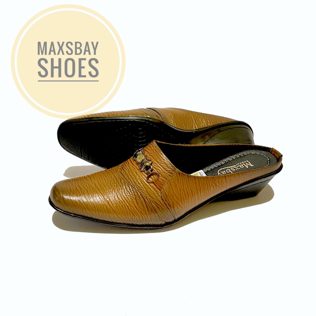 SEPATU KULIT WANITA WEDGES SEPATU SANDAL WEDGES WANITA S.04