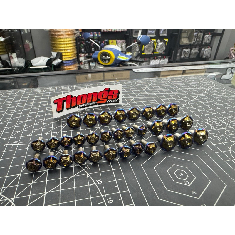 Baut Body Ninja RR Set Full Titanium It Salaya