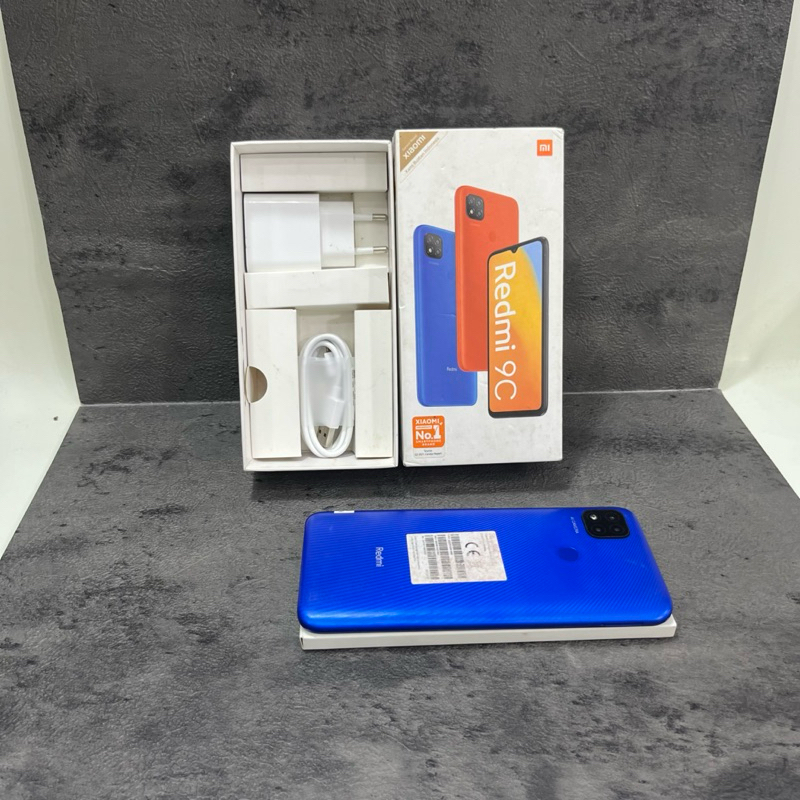 Redmi 9c 4/64gb Fullset Second Garansi Resmi