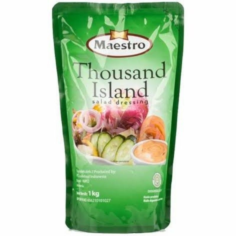 

Maestro Thousand Island Salad Dressing Halal 1kg