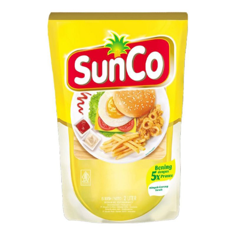 

SunCo 2L minyak goreng sehat