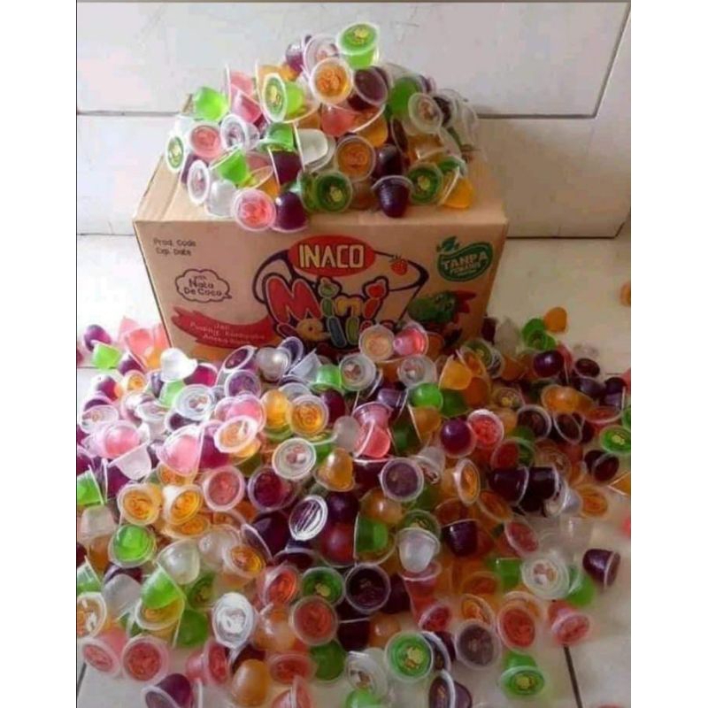 

Jelly inaco / jelly inaco 500gr / Inaco Jelly 1kg Jeli Nata DeCoco Rasa Buah Segar Mix Rasa