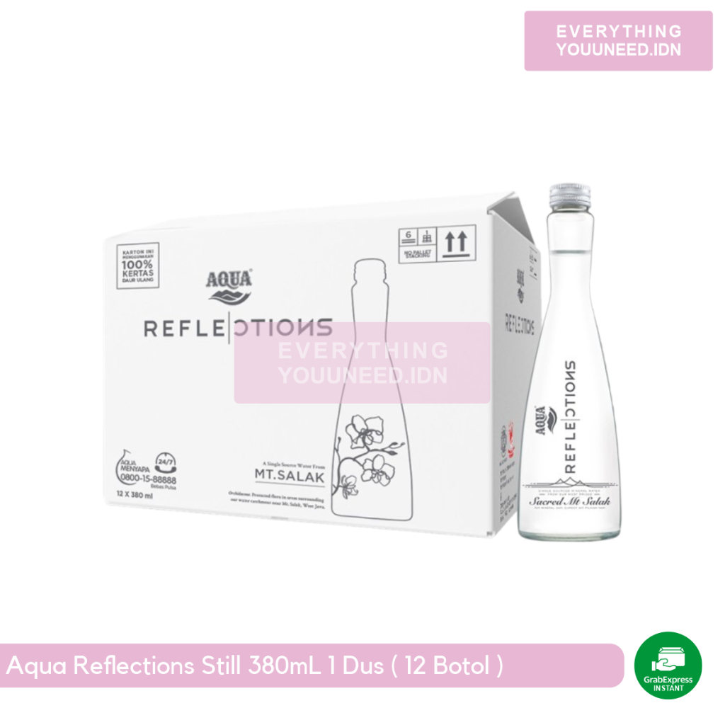 

AQUA Reflections Still 380ml x 12 botol ( 1 box)