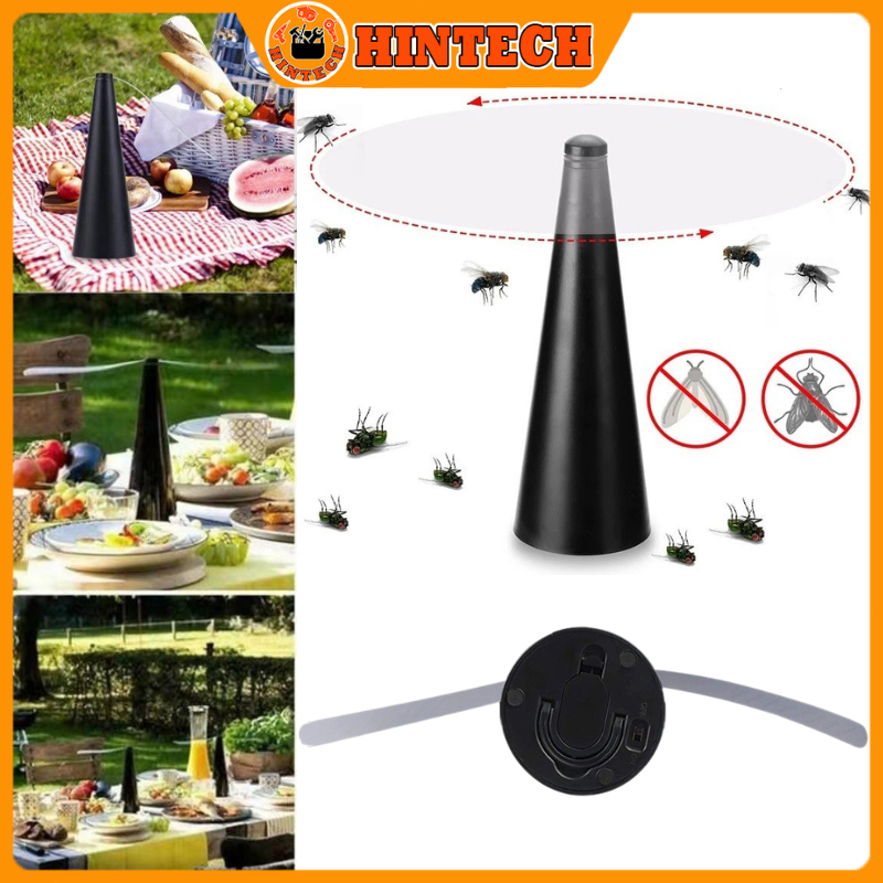 Kipas Pengusir Lalat Multifungsi 360° Pengusir Lalat Otomatis USB Pengusir Lalat