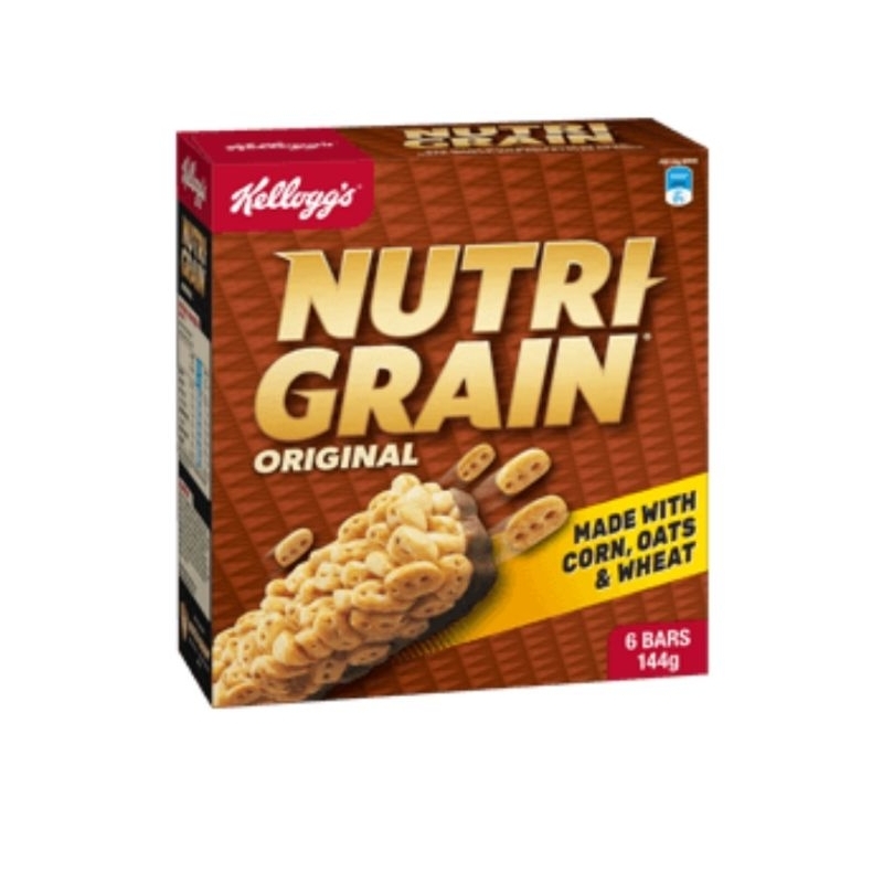 

Kellogg's Nutri-Grain Nutrigrain Cereal Bars Original Kelloggs Breakfast Bar on the Go Sarapan Sereal Australia