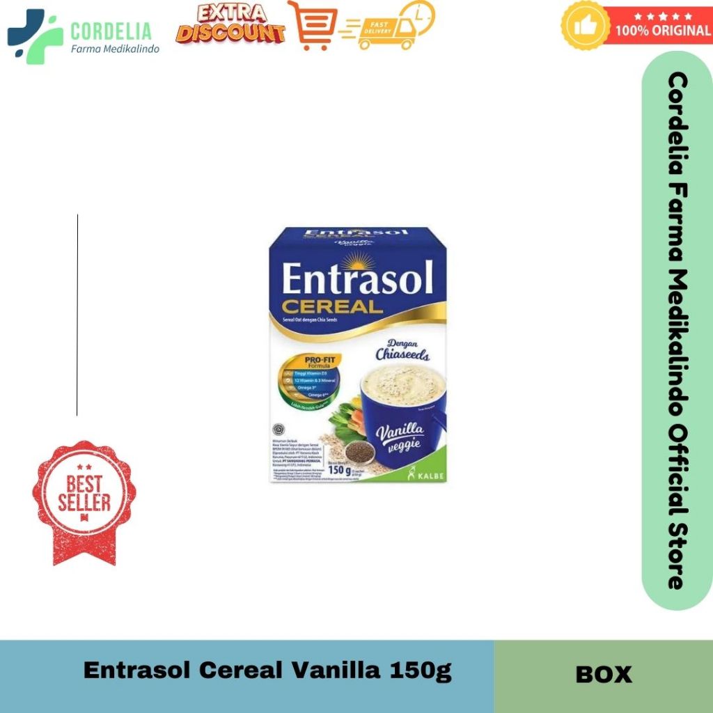 

Entrasol Cereal Vanilla 150g