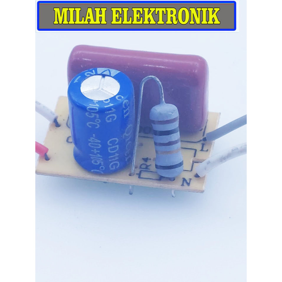 pcb driver lampu led 12 watt original