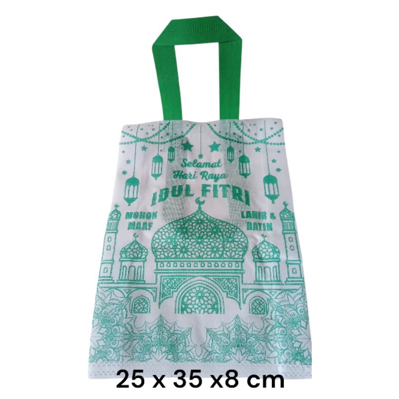 

Tas parcel | Lebaran | idul fitril 25x35x8cm ( isi 4 pcs)