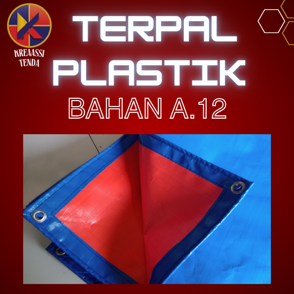 TERPAL PLASTIK BAHAN A12 TERPAL BESAR/ TERPAL PLASTIK SERBAGUNA ECERAN METERAN