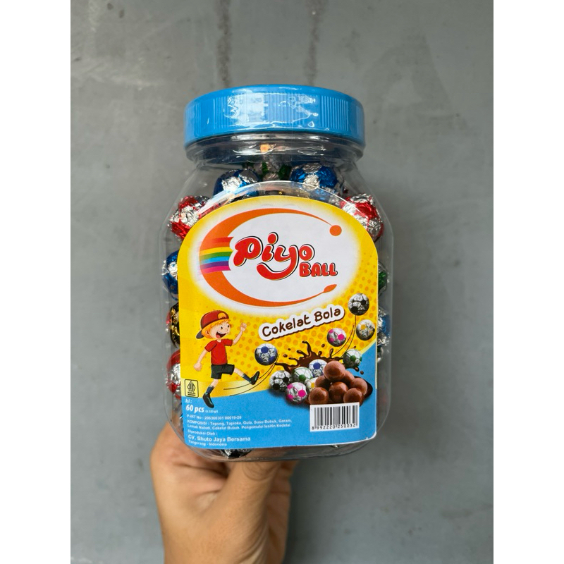 

Piyo cokelat bola isi 60 pccs