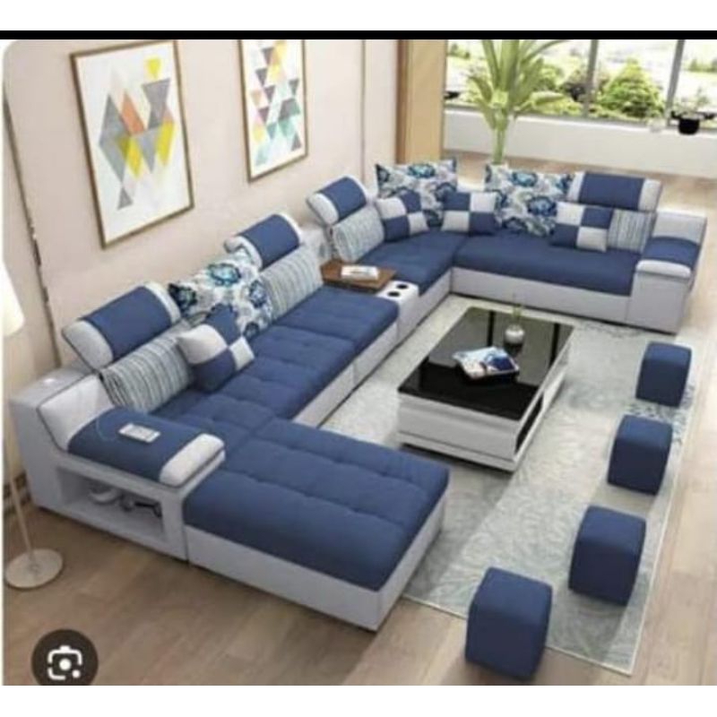 Sofa Ruang Tamu Beranak Minimalis Modern Kursi Aesthetic Terbaru