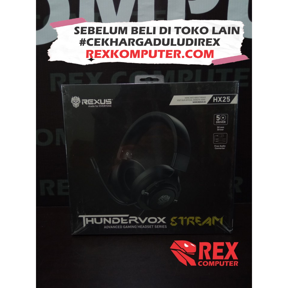 HEADSET REXUS HX25