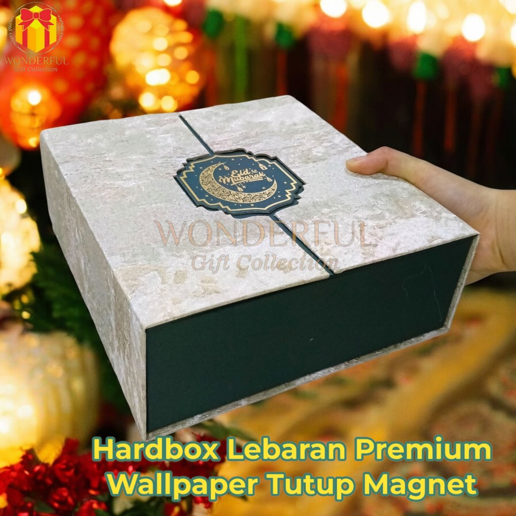 

Hardbox Lebaran/Ramadhan/Idul Fitri Wallpaper Persegi Tutup Magnet 22 x 22 x 10 cm - RMD-WP-P-22-10