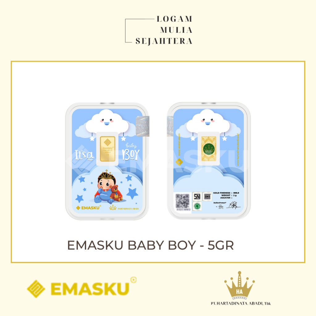 EMASKU Baby Boy/Hampers Bayi/Hampers/Kado Kelahiran