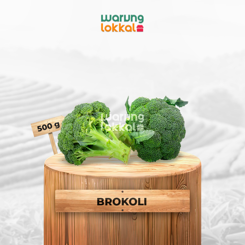 

Brokoli 500g - Warung Lokkal