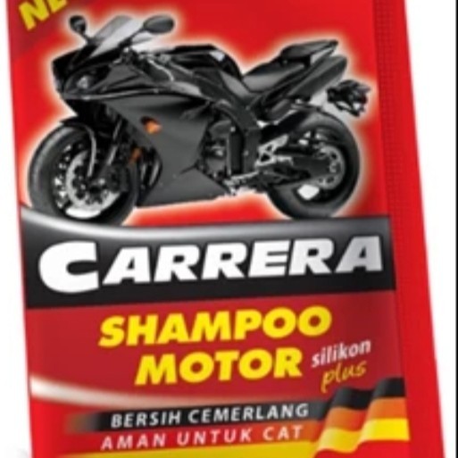 Shampoo Shampo Motor Mobil CARRERA Sachet Plus Silikon Tidak Merusak Cat 1 sachet