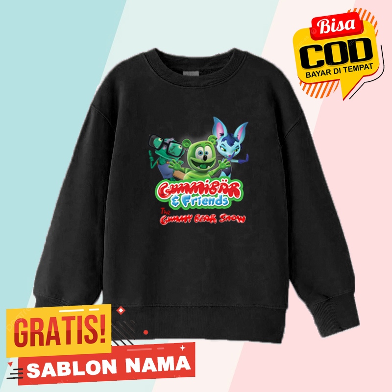 Sweater Anak / Jaket Anak Laki Laki & Perempuan Gummibar & Friends The Gummy Bear Show