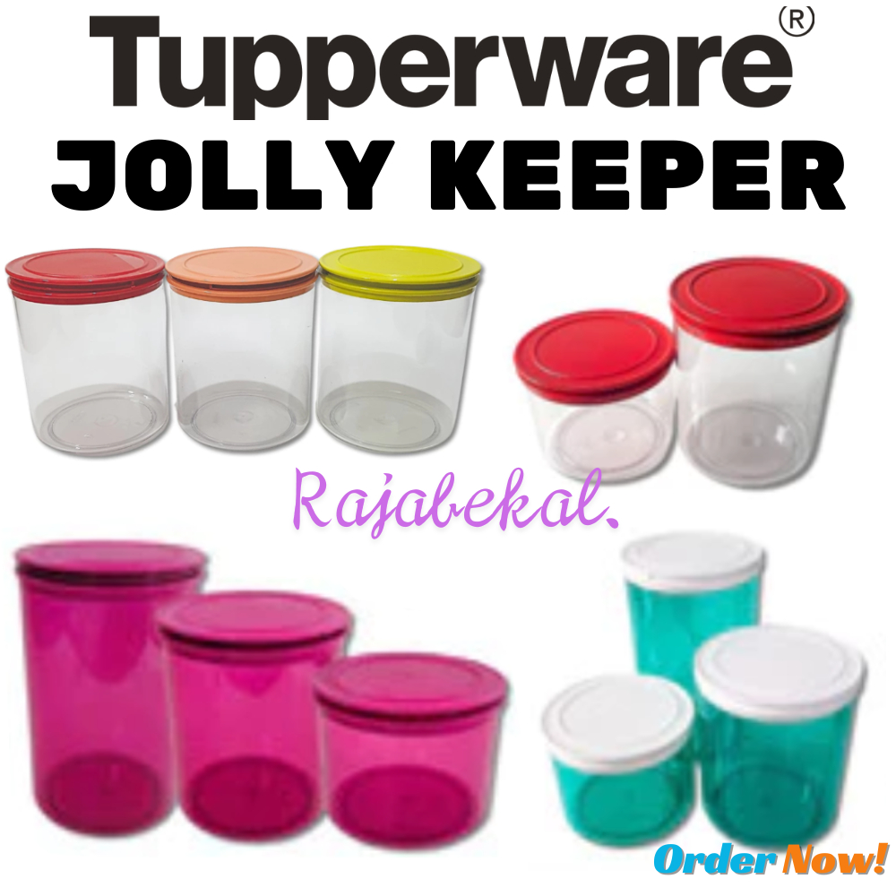 PROMO Tupperware  Jolly Keeper 1.7L 2.7L (1pc Toples)