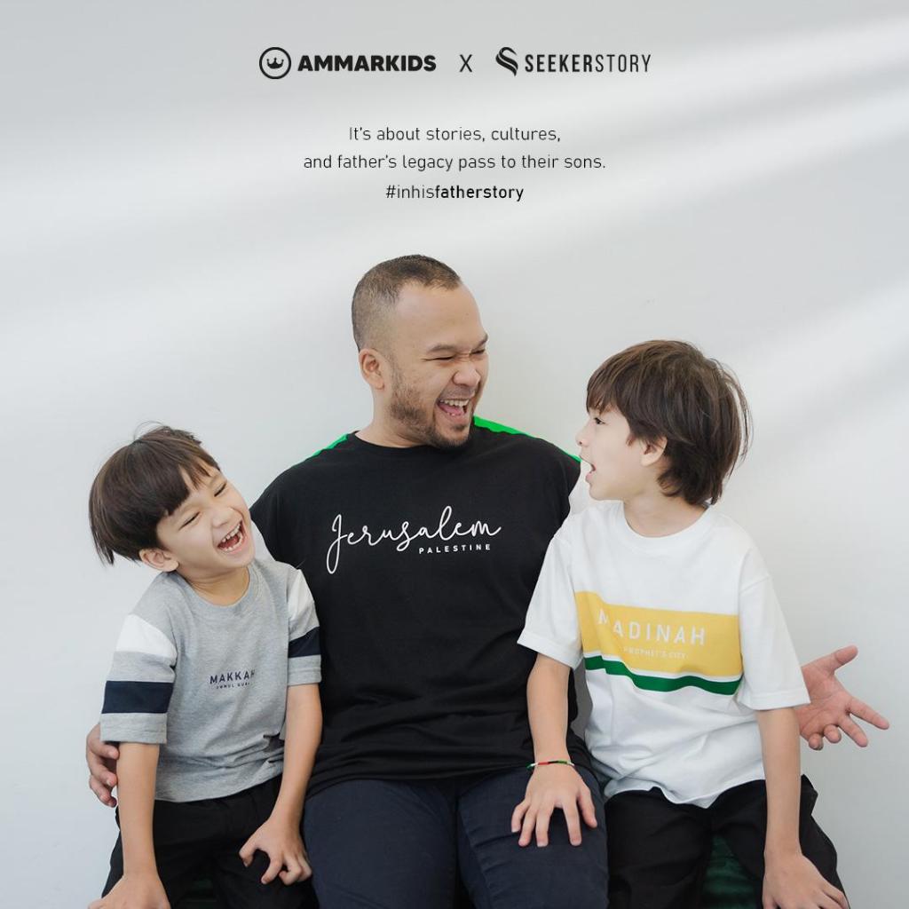 Kaos couple ayah dan anak basic koko kurta terbaru