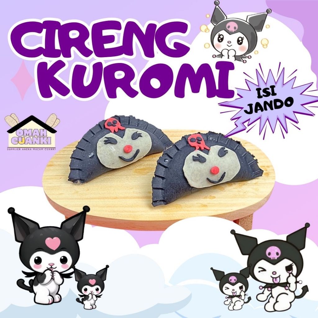 

Cireng Kuromi Isi Jando 2 Pcs Pedas Imut Kyutt Banget Tinggal Goreng Praktis Food Frozen Karakter Sanrio Food Anime Cireng Karakter