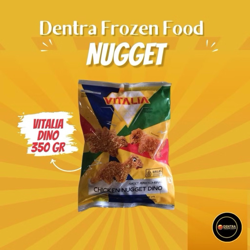 

vitalia chicken nuget dino 350 gram