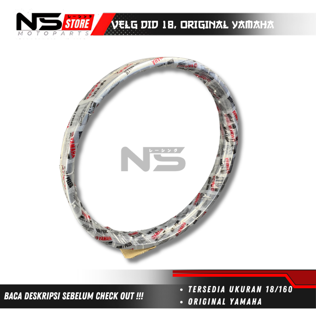 VELG STANDAR DID 18/160 ORIGINAL YAMAHA 94416-18825 / 94416-188256 | VELG DID RX KING