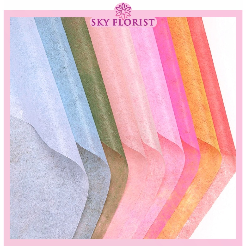 

40 Lembar Kertas Buket Tisu Tissue Flower Wrapping Paper Packing Hampers SF32