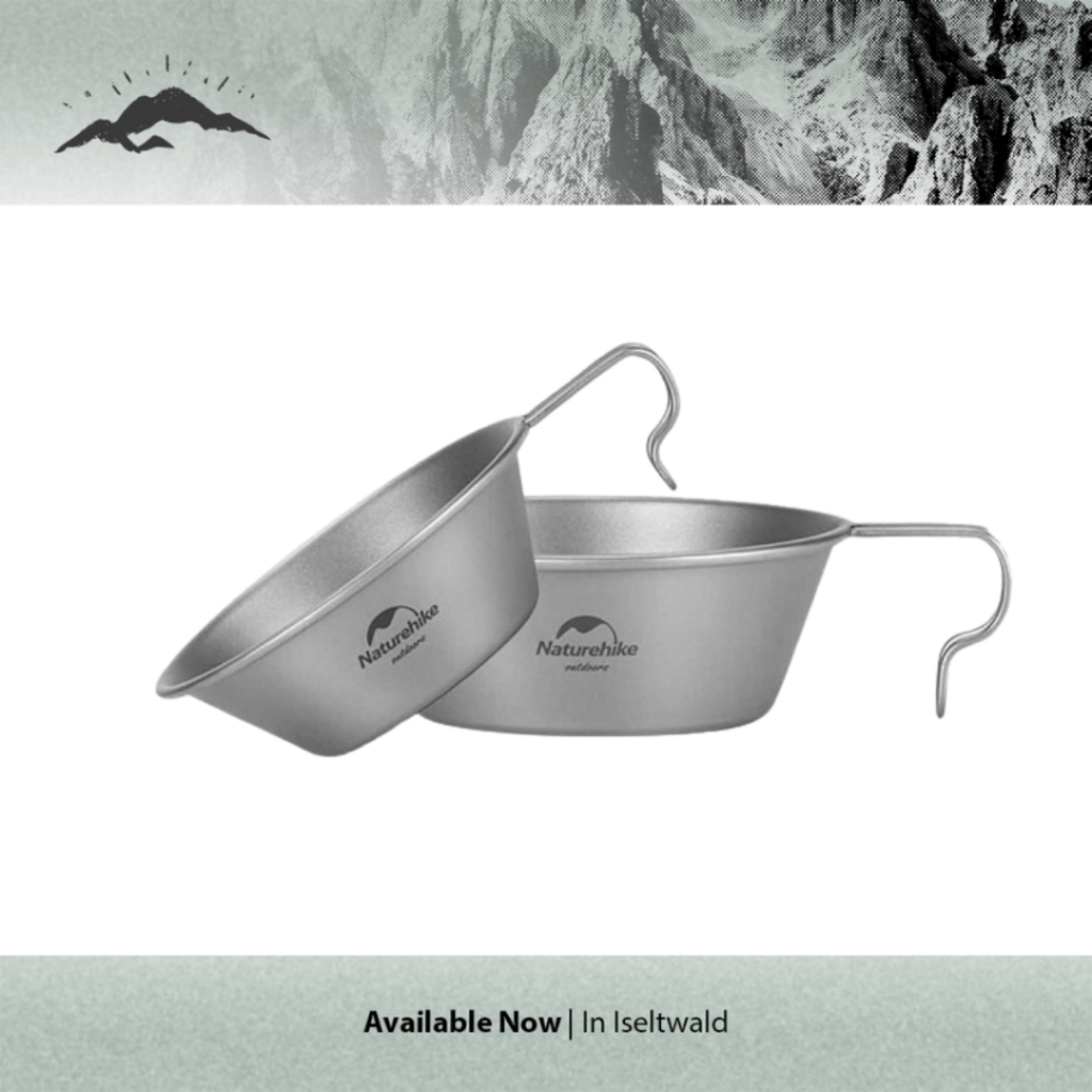 Mangkok Gantung Naturehike NH21CJ010 Titanium Ultralight Bowl Camping