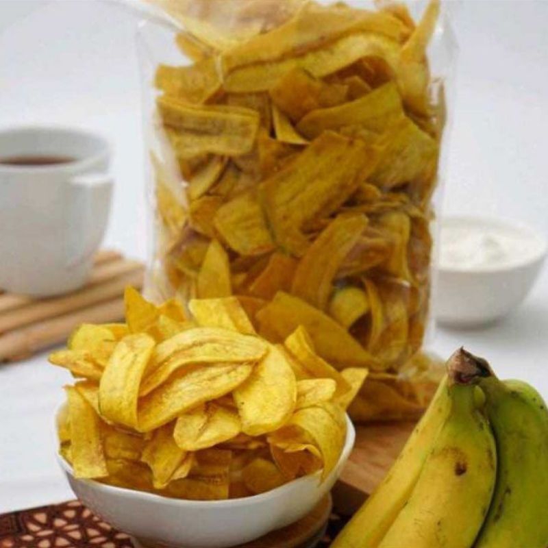 

Keripik pisang manis dan Renyah khas
