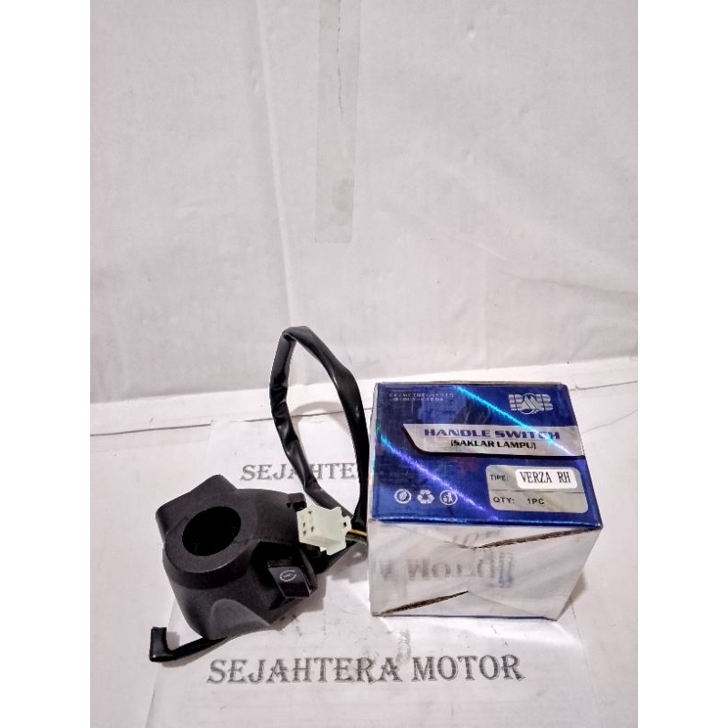 Saklar Lampu asli BMB untuk motor  VERZA kanan (RH)