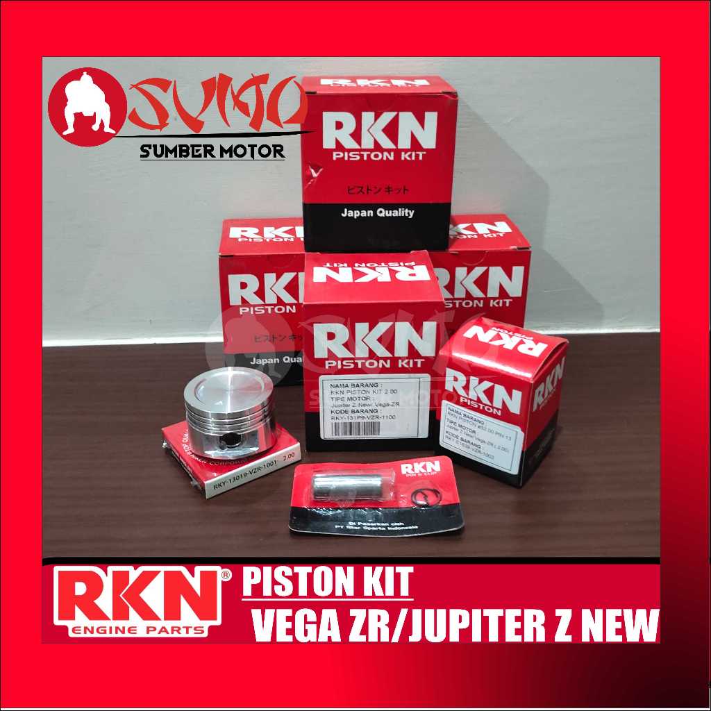 Piston Seher Kit Vega ZR RKN Original Asli