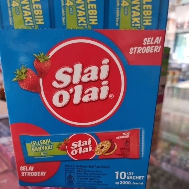 

Jajan slay olay box isi 10 pcs