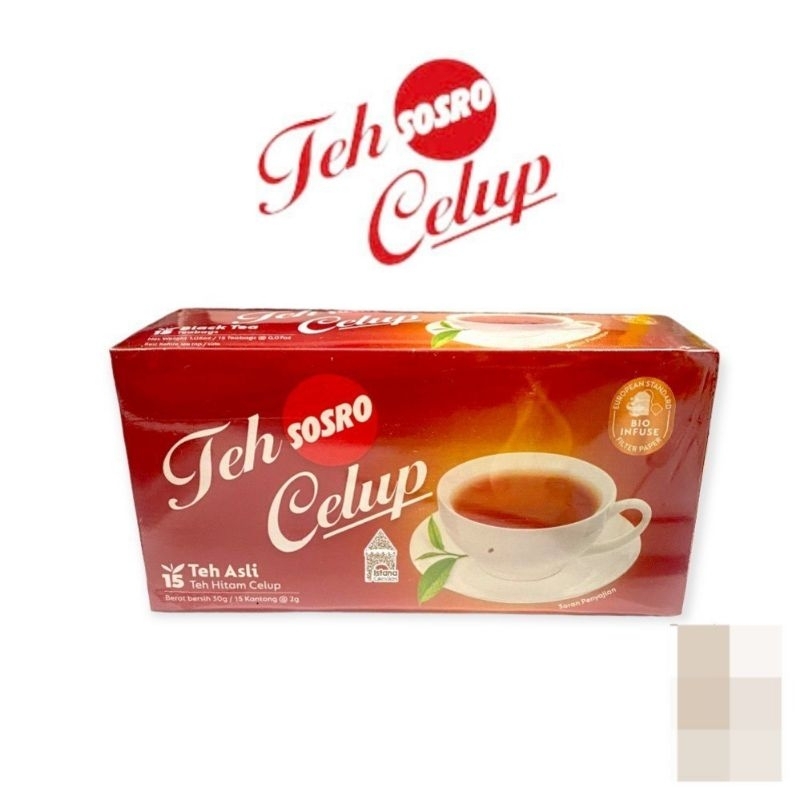 

TERMURAH !! TEH CELUP SOSRO ISI 15