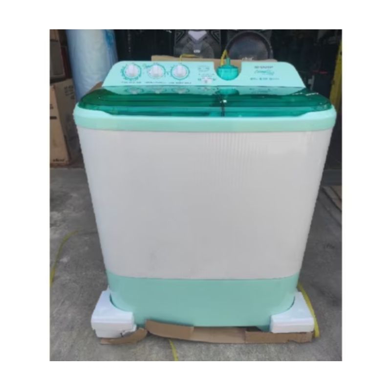 mesin cuci Sharp 10 kg 2 tabung/ mesin cuci Sharp 1070