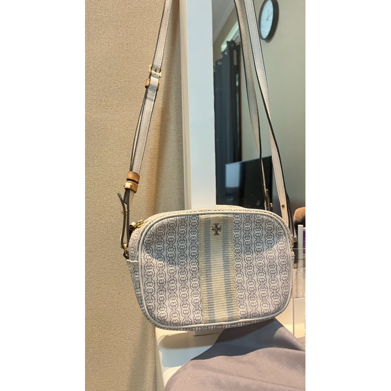Tory Burch Gemini Link Crossbody- old new Ivory (preloved)