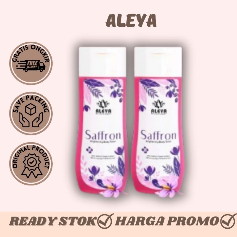 PROMO ALEYA TONER BADAN SAFFRON ALEYA SAFFRON BRIGHTENING BODY TONER 100ml BY ALEA